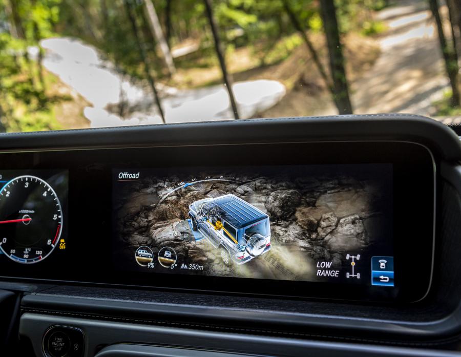 Панель приборов Mercedes-Benz G350 d (W463) 2019 года  (WW) (фото 37 из 41)